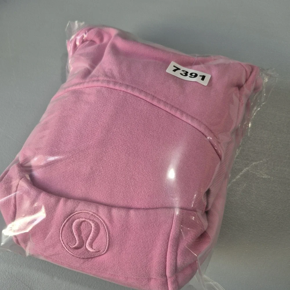 Lululemon Scuba Hoodie Womens 12 Bubblegum Pink Full Zip Sweatshirt Jacket